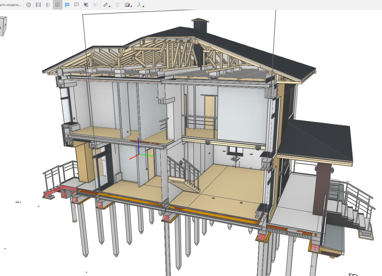Модель в Разрезе